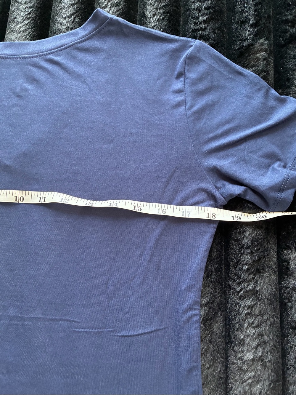 New Womens Luxury Blue Embellished T-shirt Size L - Picture 4 of 5